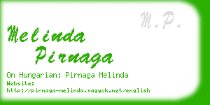 melinda pirnaga business card